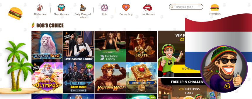 Bob Casino Live Spellen